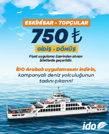 Eskihisar-Topçular Gidiş-Dönüş 750 TL!